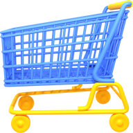 Blue Cart Illustration 